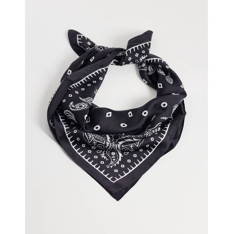 Prohibited logo scarf in black 115366150
