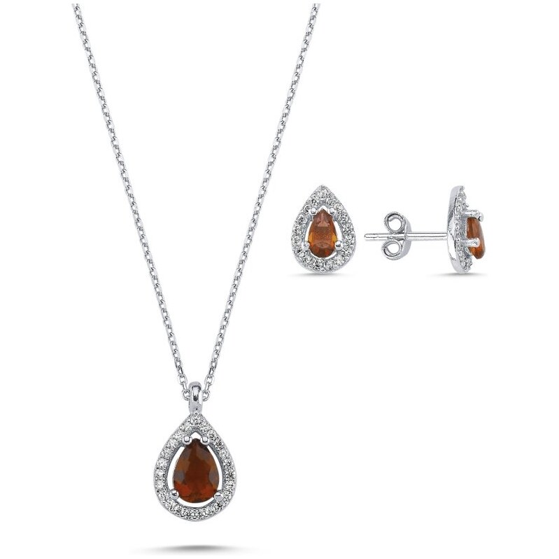 LUNICA Set stříbrných šperků LETNÍ KAPKA 115366342