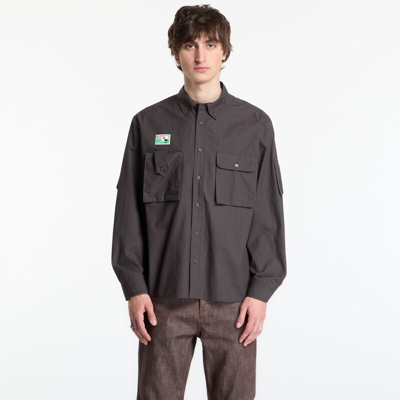 Košile HUMAN MADE Hunting Shirt UNISEX Charcoal S