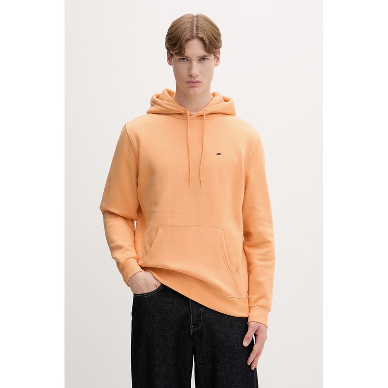 Tommy Jeans mikina s kapucí pánská s bavlnou