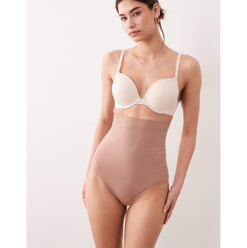SPANXsculpt GoFigure high-waisted brief in cinnamon brown 115368170