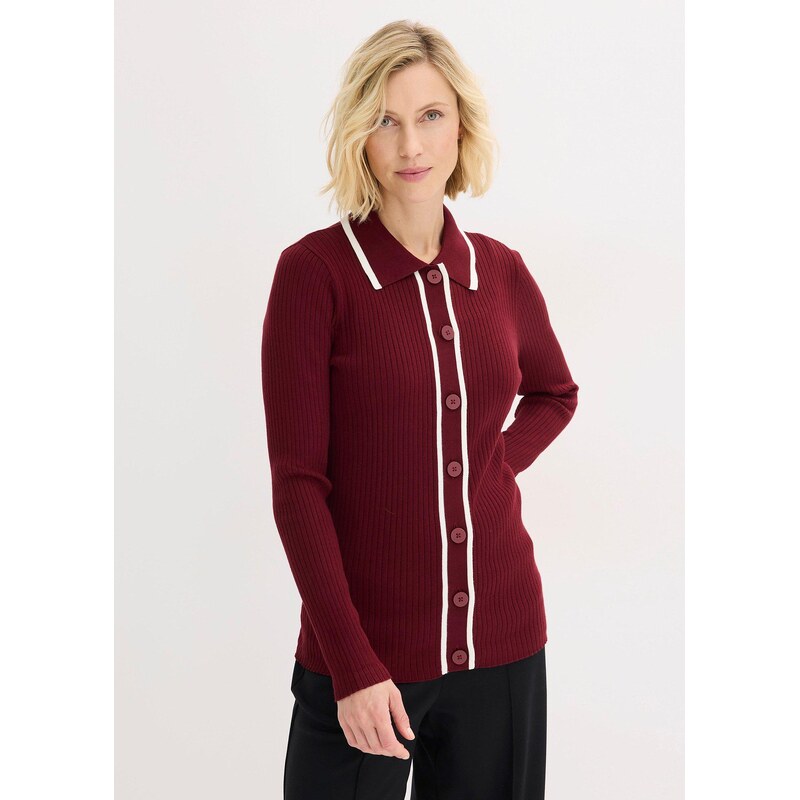 bonprix Elegantní kardigan červená Žena 112526014