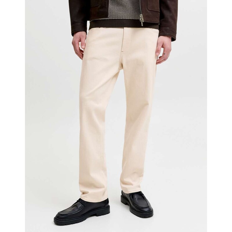 Jack & Jones Regular fit jeans in cloud dancer-White