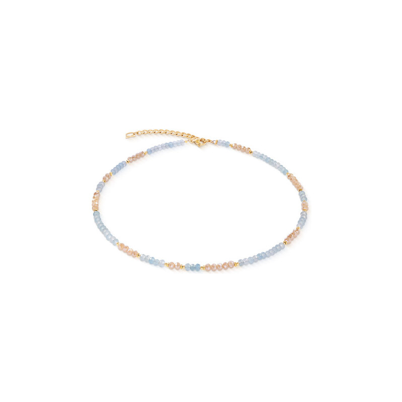 Coeur de Lion dámský náhrdelník Rhythm Jade Sky gold 2043/10-0738 115369281