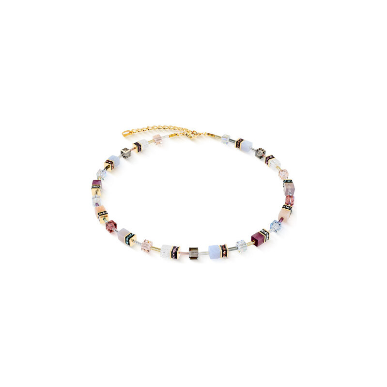 Coeur de Lion dámský náhrdelník GeoCUBE Iconic Precious Golden Blush 115369271