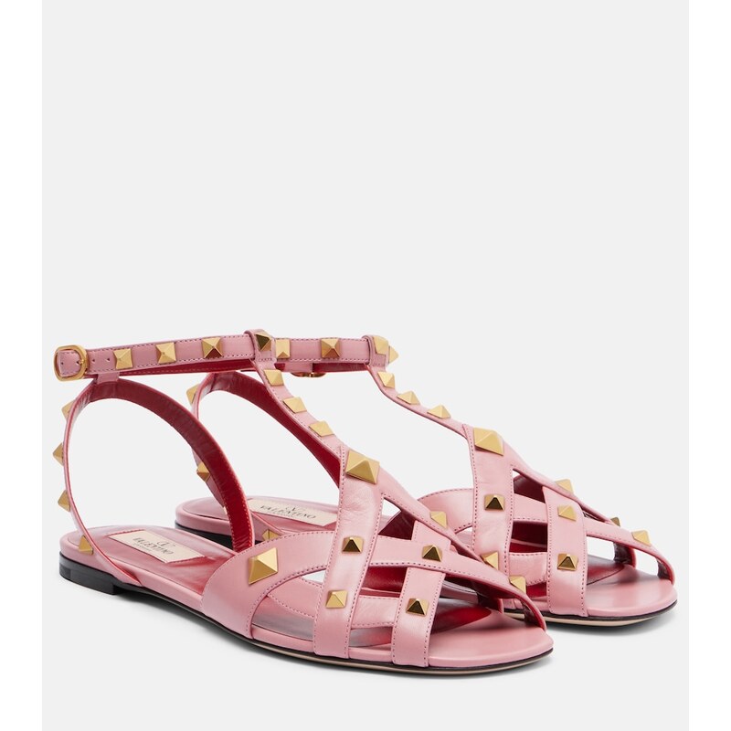 Valentino Garavani Rockstud leather slingback sandals