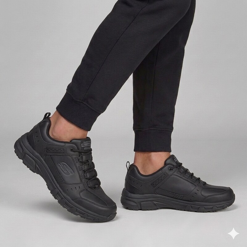 Skechers oak canyon - redwick BLACK