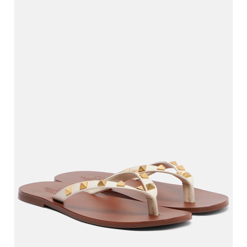 Valentino Garavani Rockstud leather thong sandals