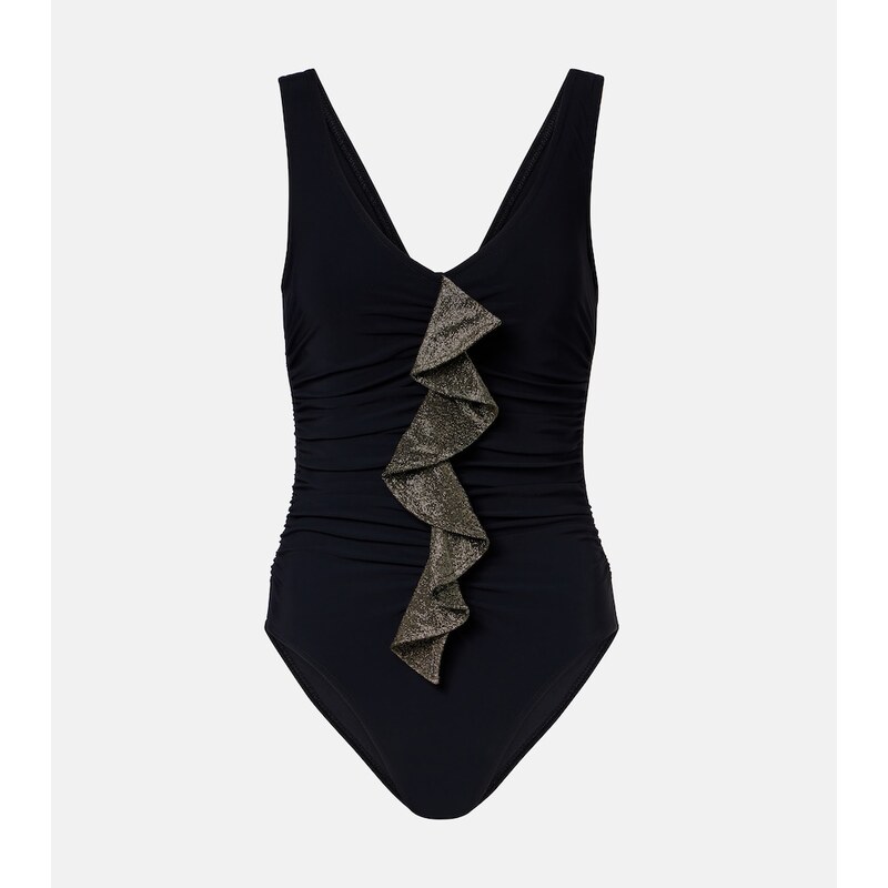 Karla Colletto Helena ruffled swimsuit