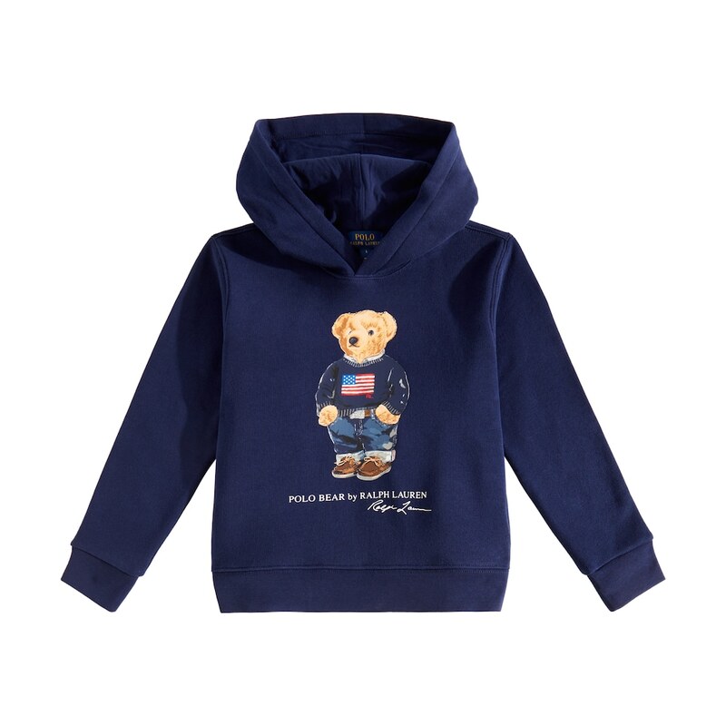 Polo Ralph Lauren Kids Polo Bear cotton-blend hoodie