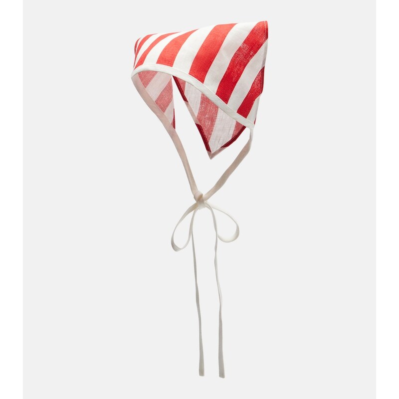 Posse Pamela striped linen head wrap