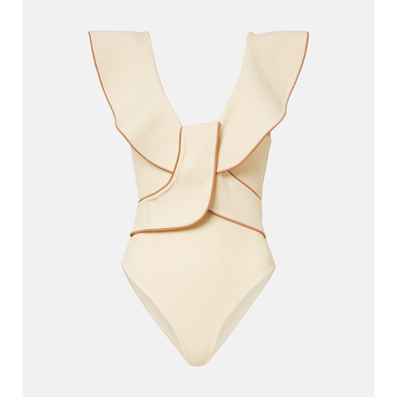 Johanna Ortiz Ruffled swimsuit