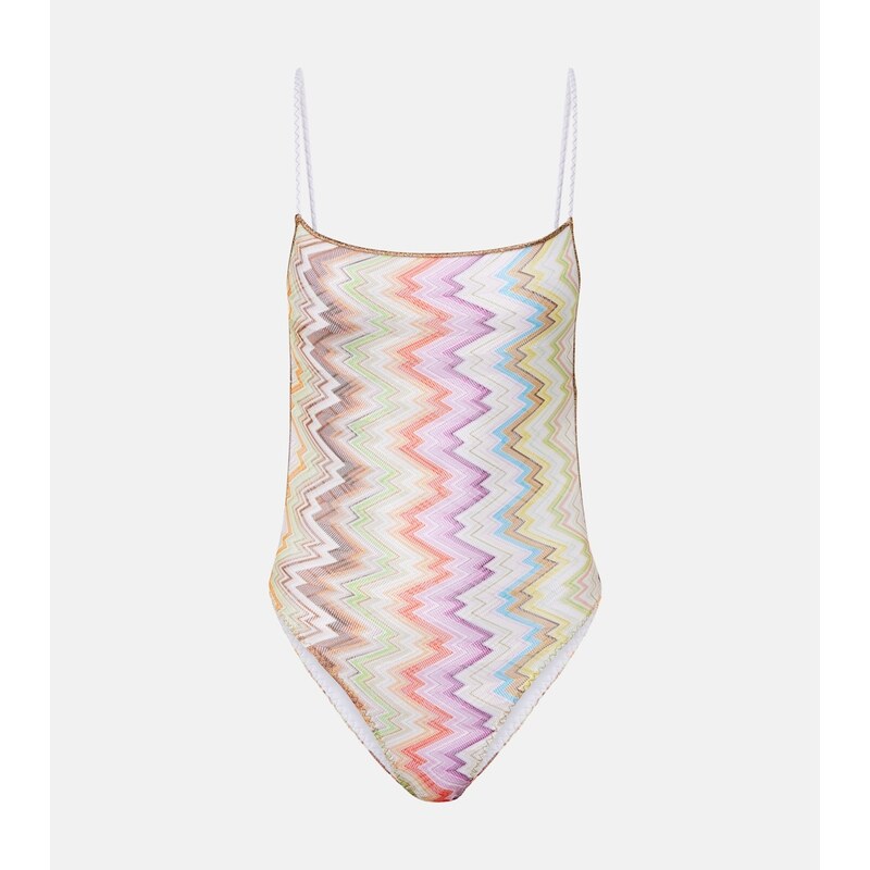 Missoni Zigzag open-back swimsuit