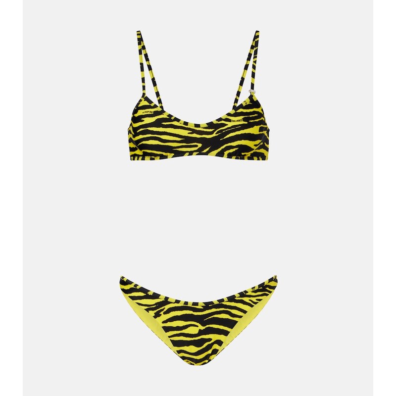 The Attico Animal-print bikini