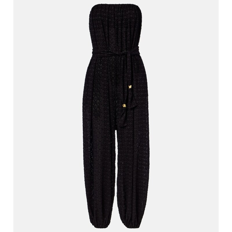 Eres Evening silk and cotton jacquard jumpsuit