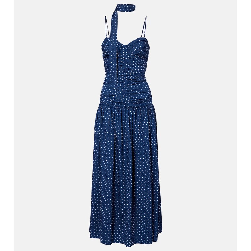 Posse Edie polka-dot midi dress