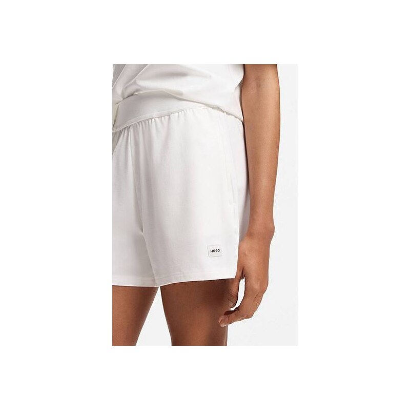 HUGO Regular-fit loungewear bottoms in stretch fabric 115371539