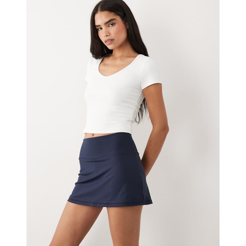 4505 active tennis skirt with under short and phone pocket in deep 115519056