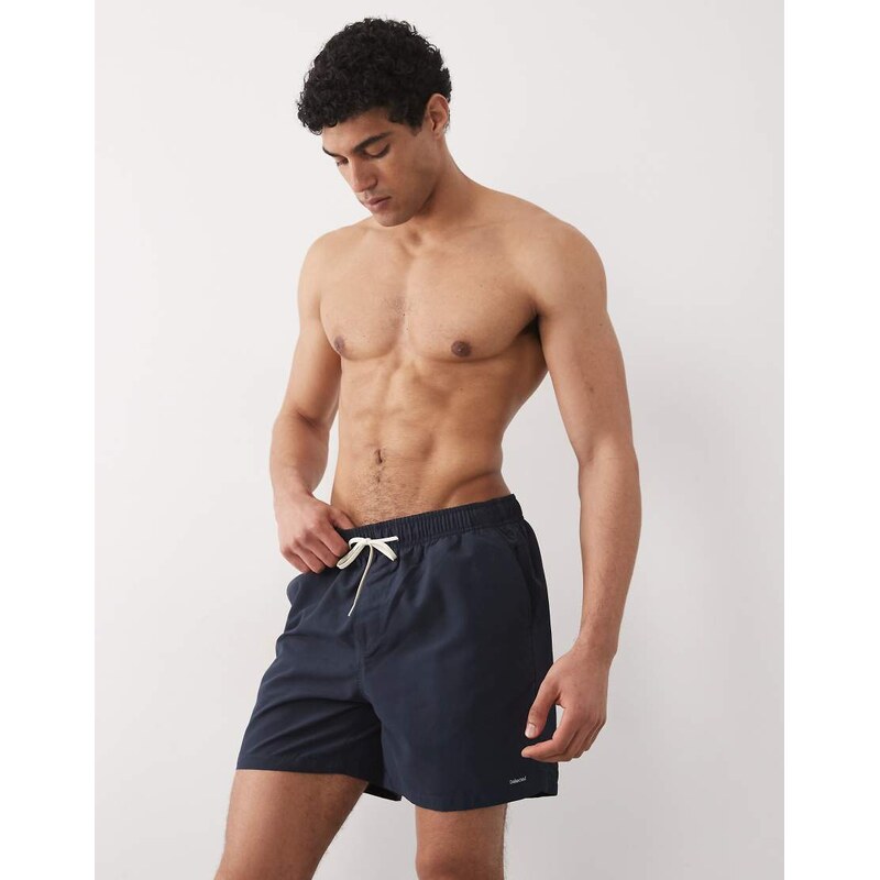 Selected swimshorts in navy