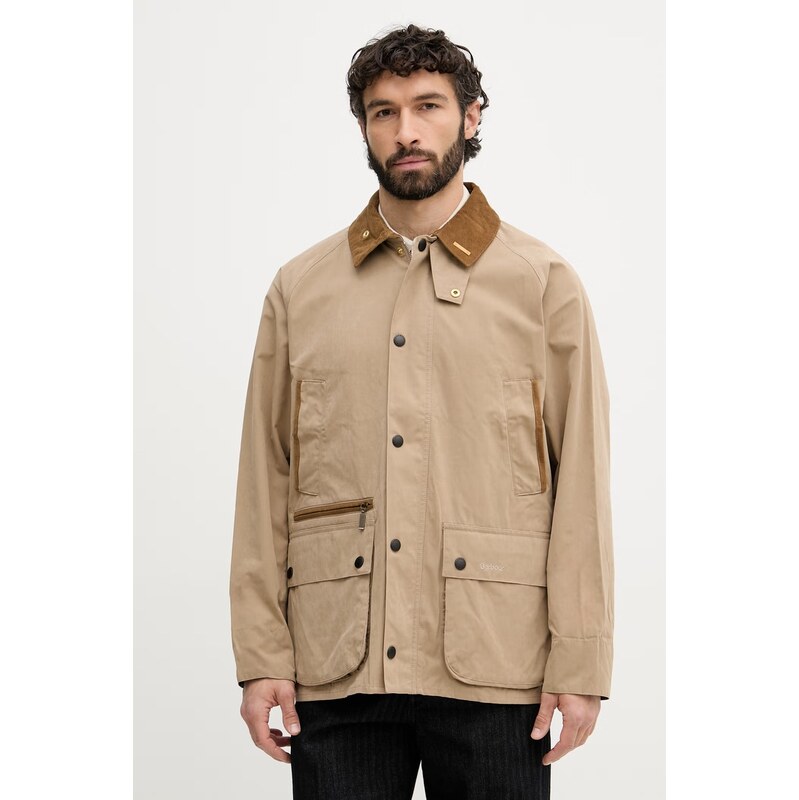 Barbour přechodová bunda pánská s bavlnou Bedale