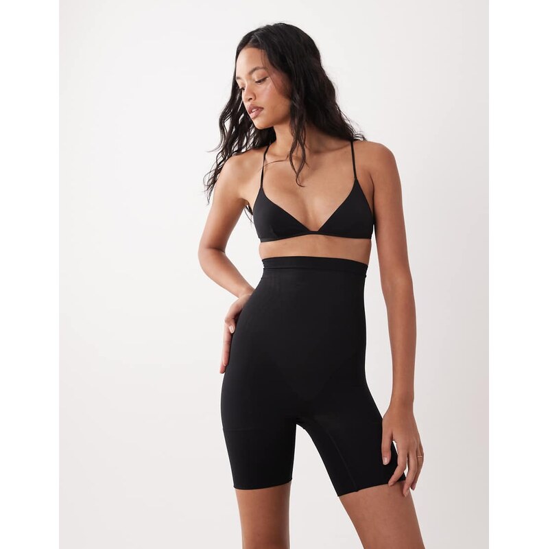 SPANXsculpt GoFigure high-waisted mid-thigh short in black 115522612