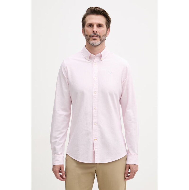 Barbour košile pánská bavlněná Striped Oxtown Tailored Shirt