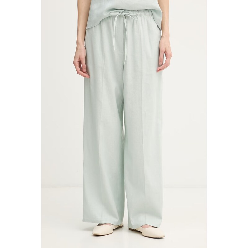 Calvin Klein Jeans kalhoty dámské se lnem