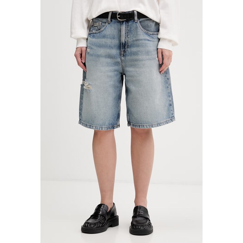 Tommy Jeans šortky dámské džínové