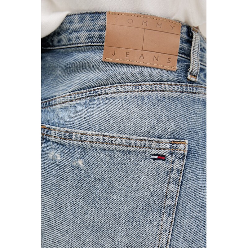 Tommy Jeans šortky dámské džínové