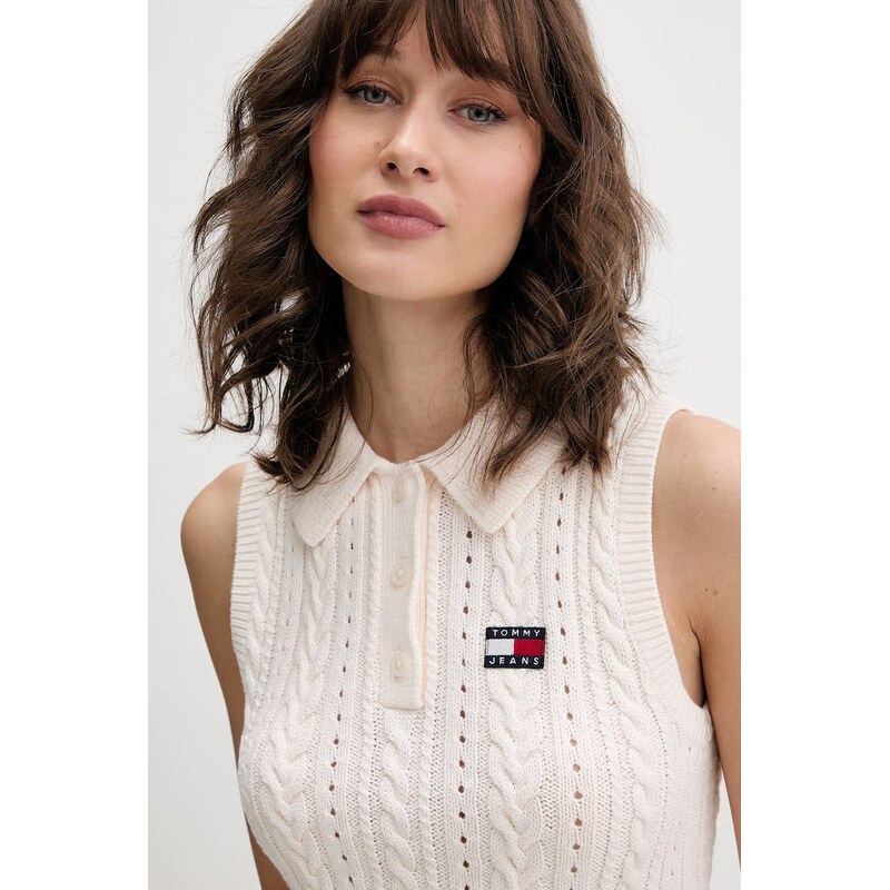 Tommy Jeans vesta dámská bavlněná