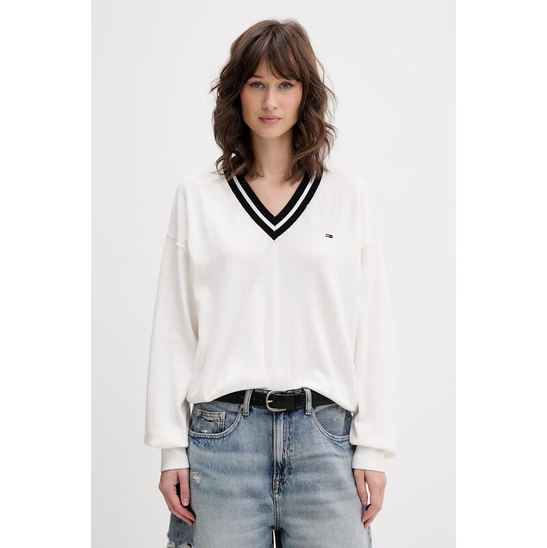 Tommy Jeans svetr dámský bavlněný
