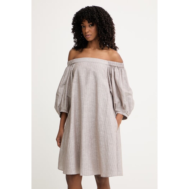 MM by Max Mara šaty se lnem FUGGITO 115373081