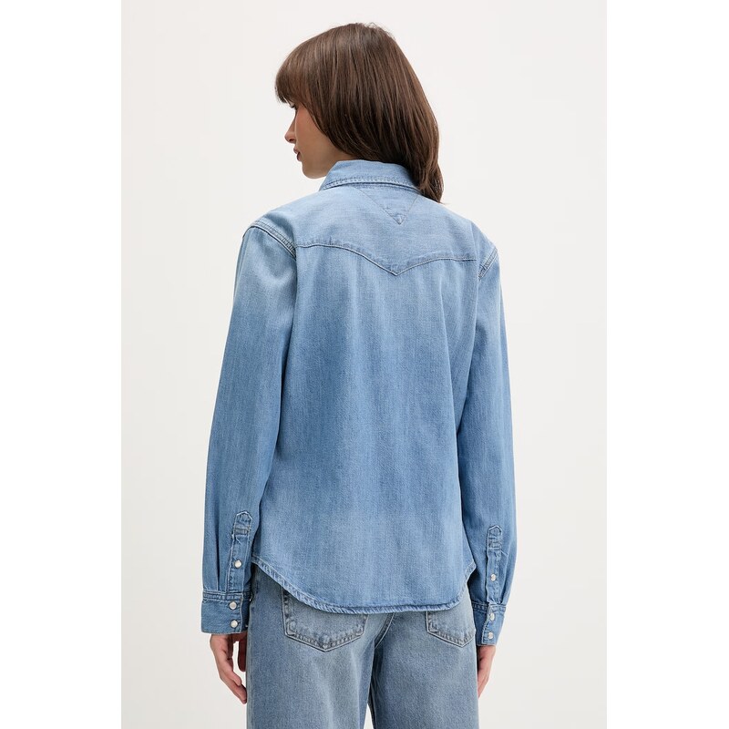 Tommy Jeans košile dámská džínová