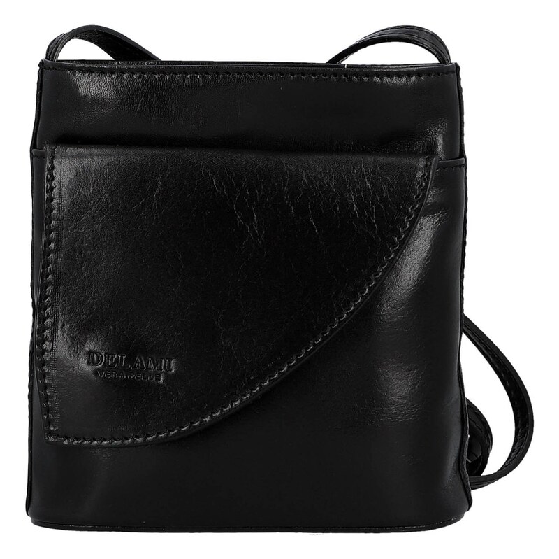 Delami Vera Pelle Luxusní dámská kožená crossbody kabelka Nica,