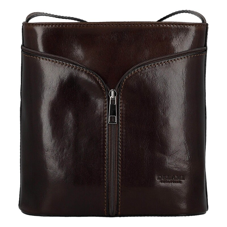 Delami Vera Pelle Luxusní dámská kožená crossbody kabelka Liara,