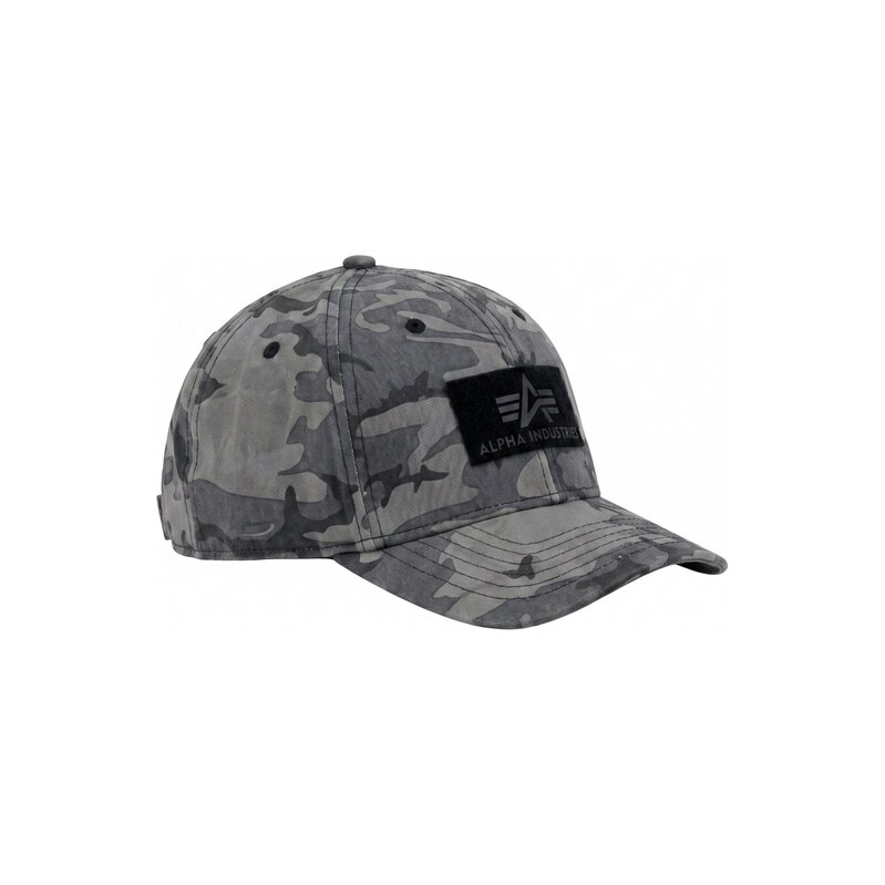 Alpha Industries Kšiltovka Velcro Camo Cap blackcamo 66858131