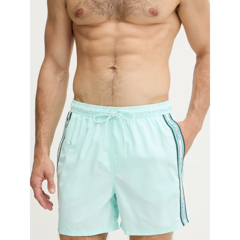 Calvin Klein pánské tyrkysové plavky