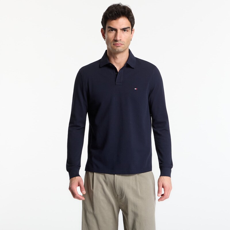 Tričko Tommy Hilfiger 1985 Regular Ls Polo Tee Desert Sky XL