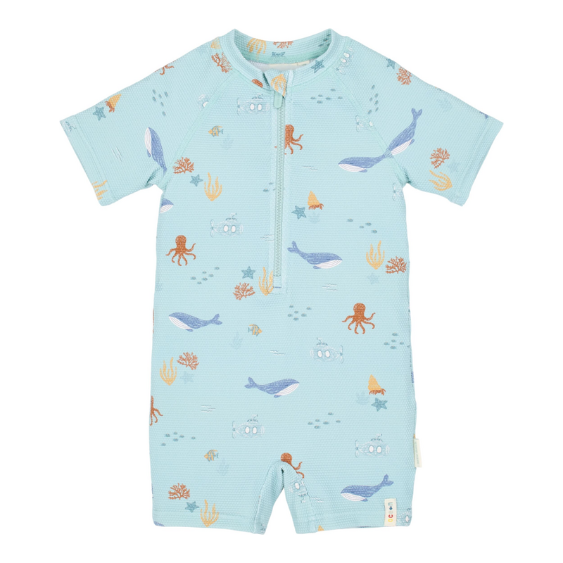 Little Dutch Plavky krátký rukáv Ocean Friends Vel. 62/68
