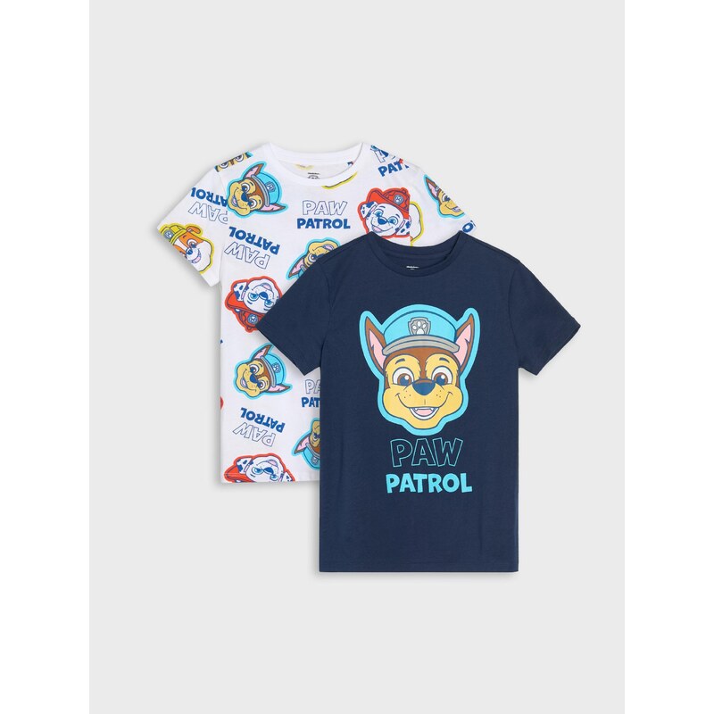 Sinsay - Bavlněná trička s potiskem PAW Patrol 2 pack -