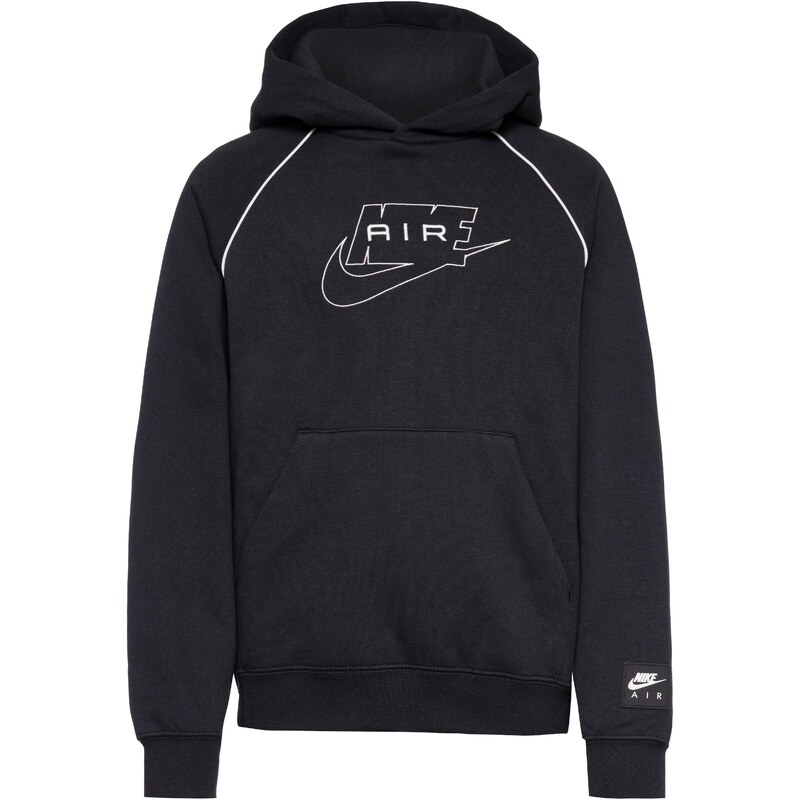 Nike Sportswear Mikina Air černá / bílá