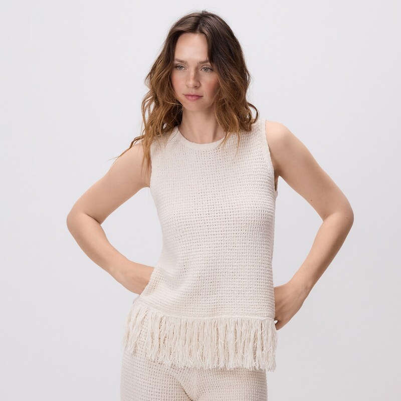 Reserved - LADIES` BLOUSE - tělová