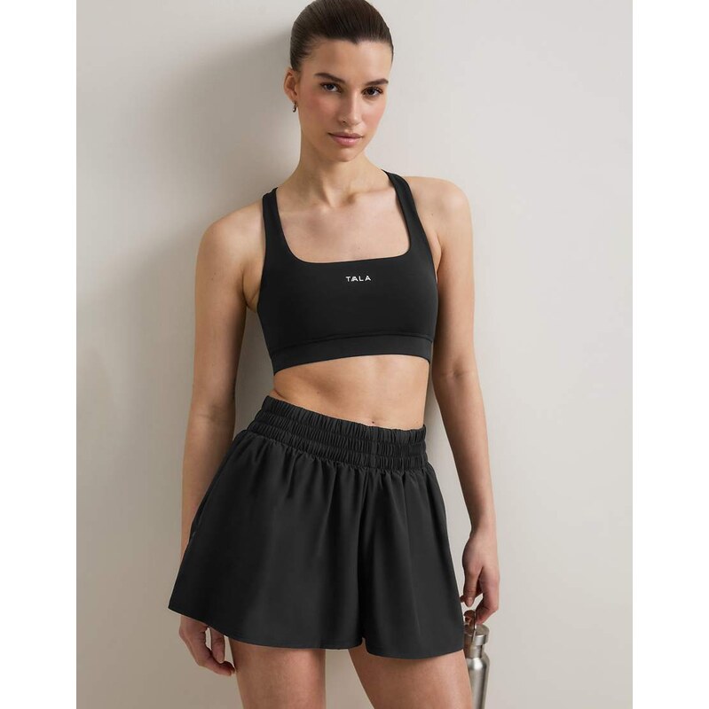 TALA SkinLuxe floaty short in shadow black 115379712