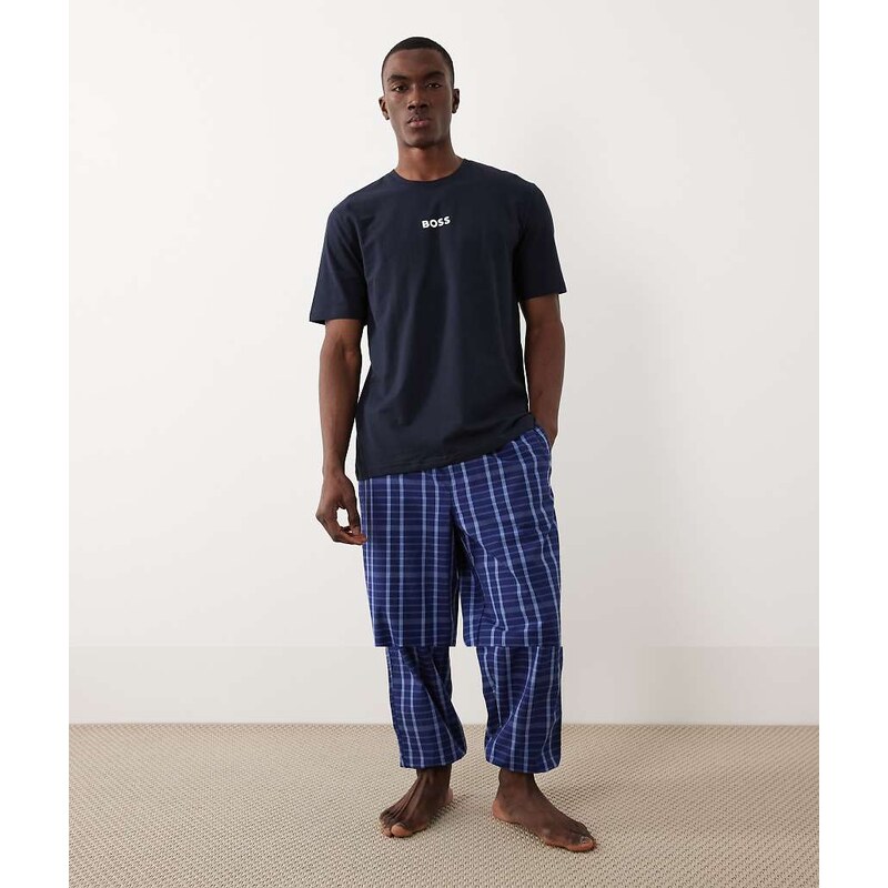 BOSS Orange BOSS Bodywear easy check trouser t-shirt pyjama set