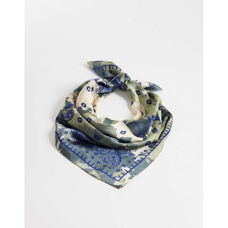 Prohibited camp camo scarf in multi 115379936