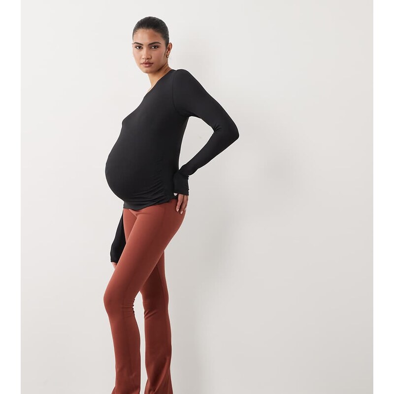 4505 Maternity Icon soft touch high waist slim kick yoga legging