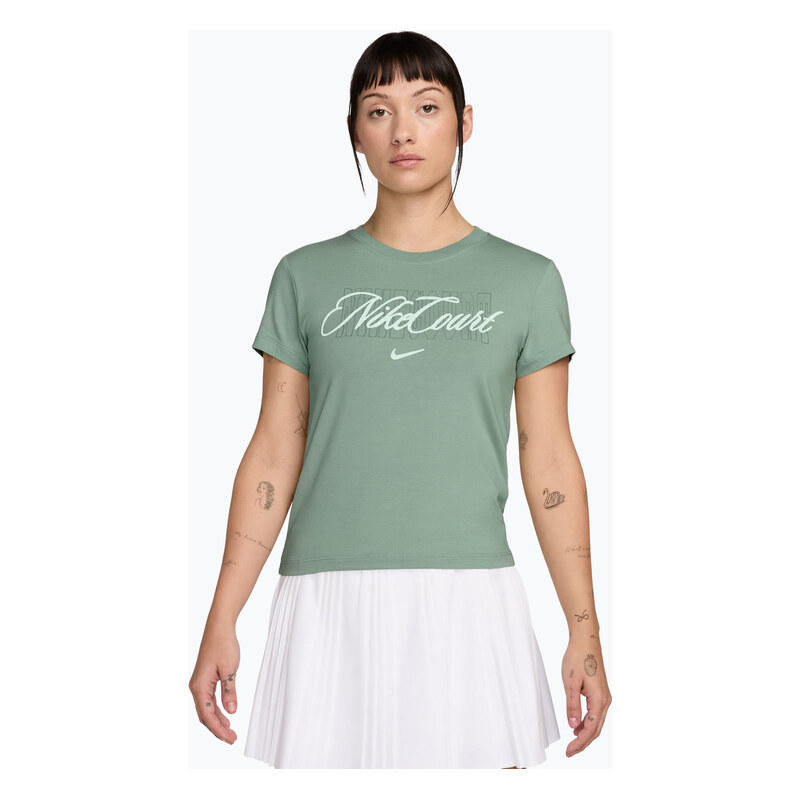 Dámské tenisové tričko Nike Court Heritage steam/barely green