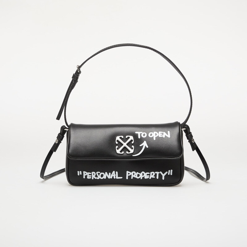 Kabelka Off-White Jitney Shoulder 0.7 Quote Black Universal 115382977