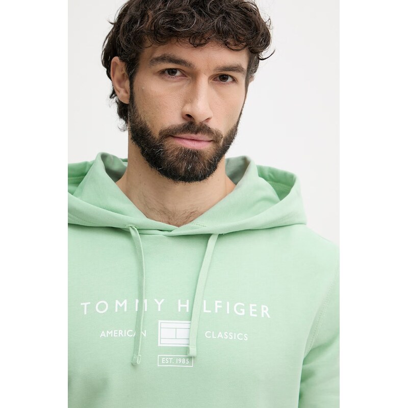 Tommy Hilfiger mikina s kapucí pánská bavlněná