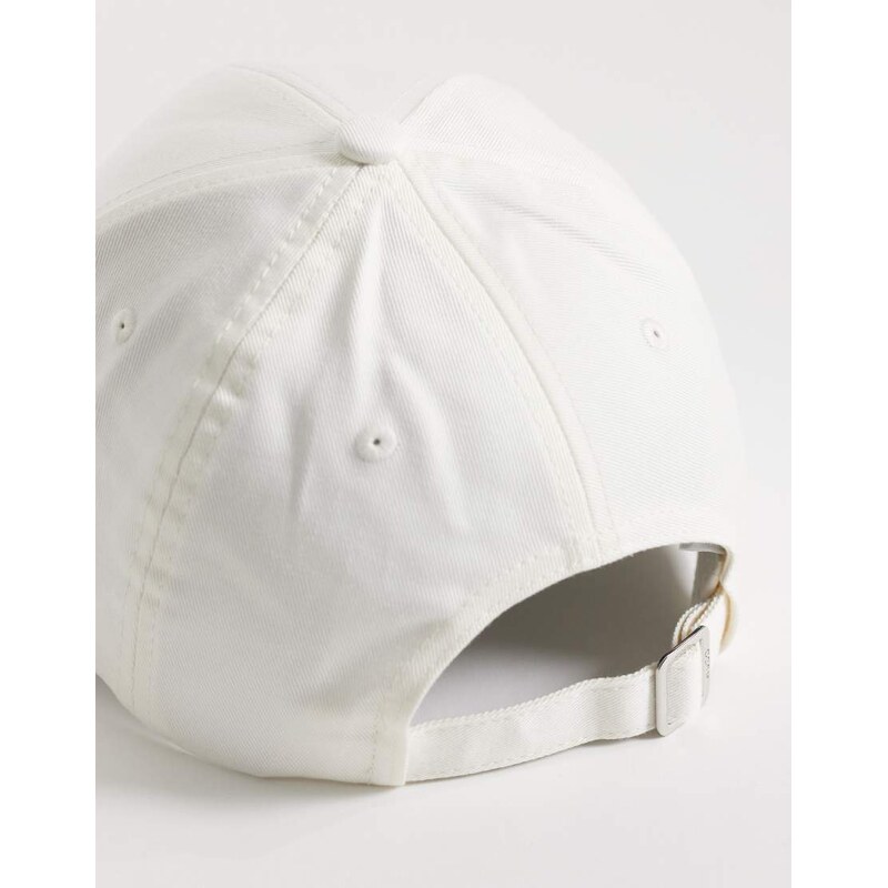 Hugo Red cara baseball cap in white